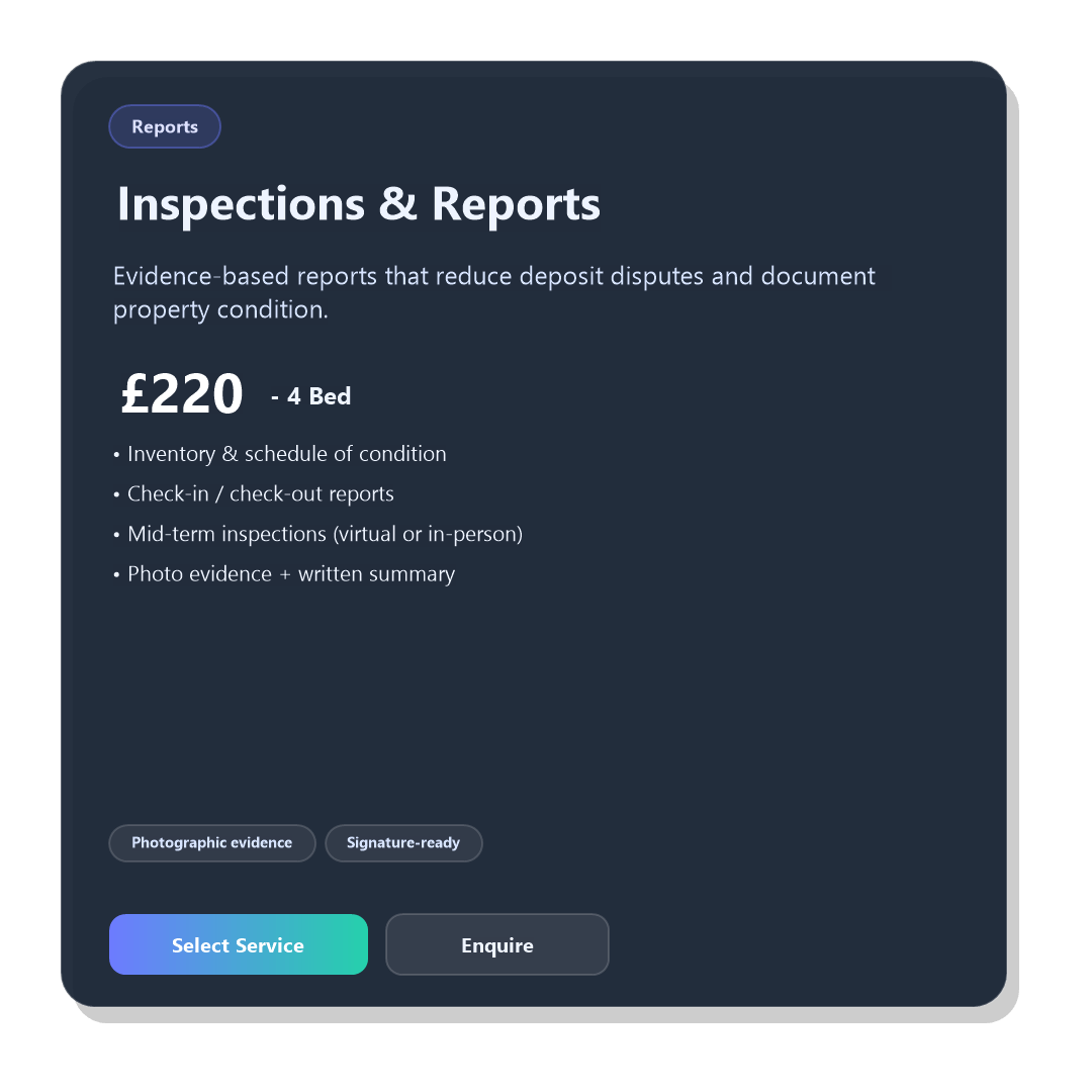 Inspections & Reports 4 Bed - Image 2